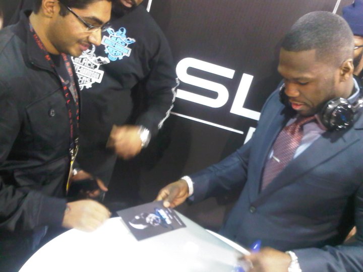 50 Cent представил свои наушники Sleek By 50 Cent на CES 2011
